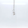 1.01ct LAB Diamond Pendant in 18ct White Gold with Chain