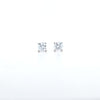 1.00ct F/VS LAB Diamond Stud Earrings Set In 9ct White Gold