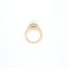 1.44ct F/VS LAB Diamond Halo Ring with Diamond Shoulders set in 9ct Yellow Gold