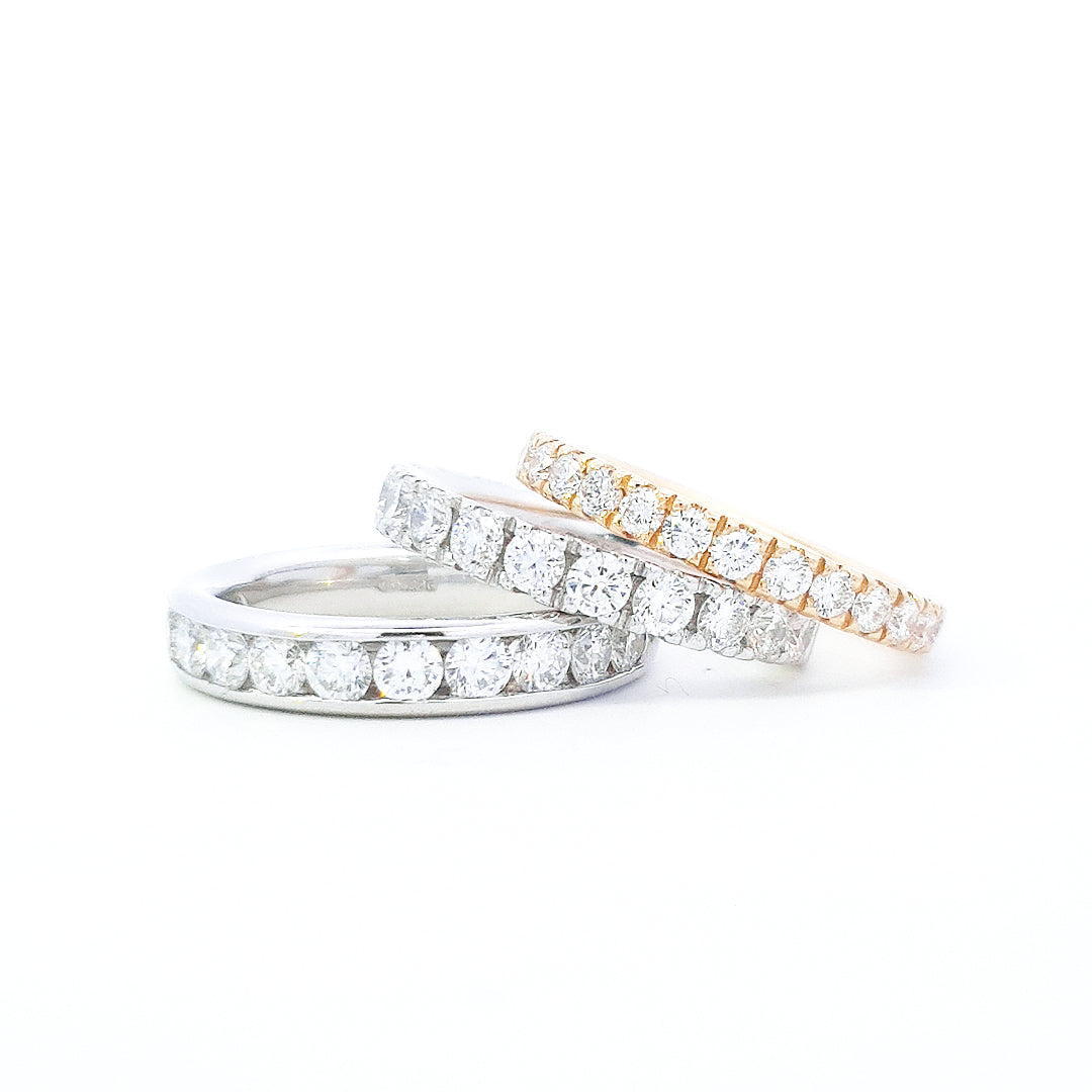 Diamond Eternity Rings from Montpellier Jewellers Harrogate