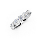 1.50ct Lab Grown 5 Stone Round Diamond Ring Platinum or 18ct Gold - The Montpellier Classic 5 Stone Ring