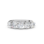 1.50ct Lab Grown 5 Stone Round Diamond Ring Platinum or 18ct Gold - The Montpellier Classic 5 Stone Ring