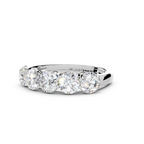1.50ct Lab Grown 5 Stone Round Diamond Ring Platinum or 18ct Gold - The Montpellier Classic 5 Stone Ring