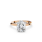 IGI 1.50ct Lab Grown Oval Diamond Solitaire Engagement Ring Platinum or 18ct Gold - The Montpellier Classic Oval
