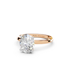 IGI 1.50ct Lab Grown Oval Diamond Solitaire Engagement Ring Platinum or 18ct Gold - The Montpellier Classic Oval