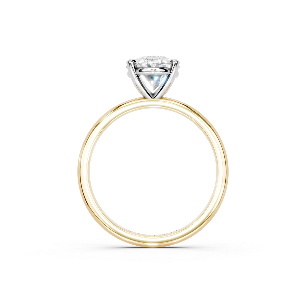 IGI 1.50ct Lab Grown Oval Diamond Solitaire Engagement Ring Platinum or 18ct Gold - The Montpellier Classic Oval