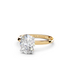 IGI 1.50ct Lab Grown Oval Diamond Solitaire Engagement Ring Platinum or 18ct Gold - The Montpellier Classic Oval