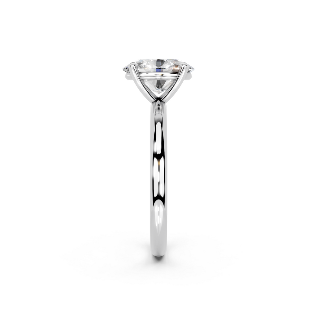 IGI 1.50ct Lab Grown Oval Diamond Solitaire Engagement Ring Platinum or 18ct Gold - The Montpellier Classic Oval
