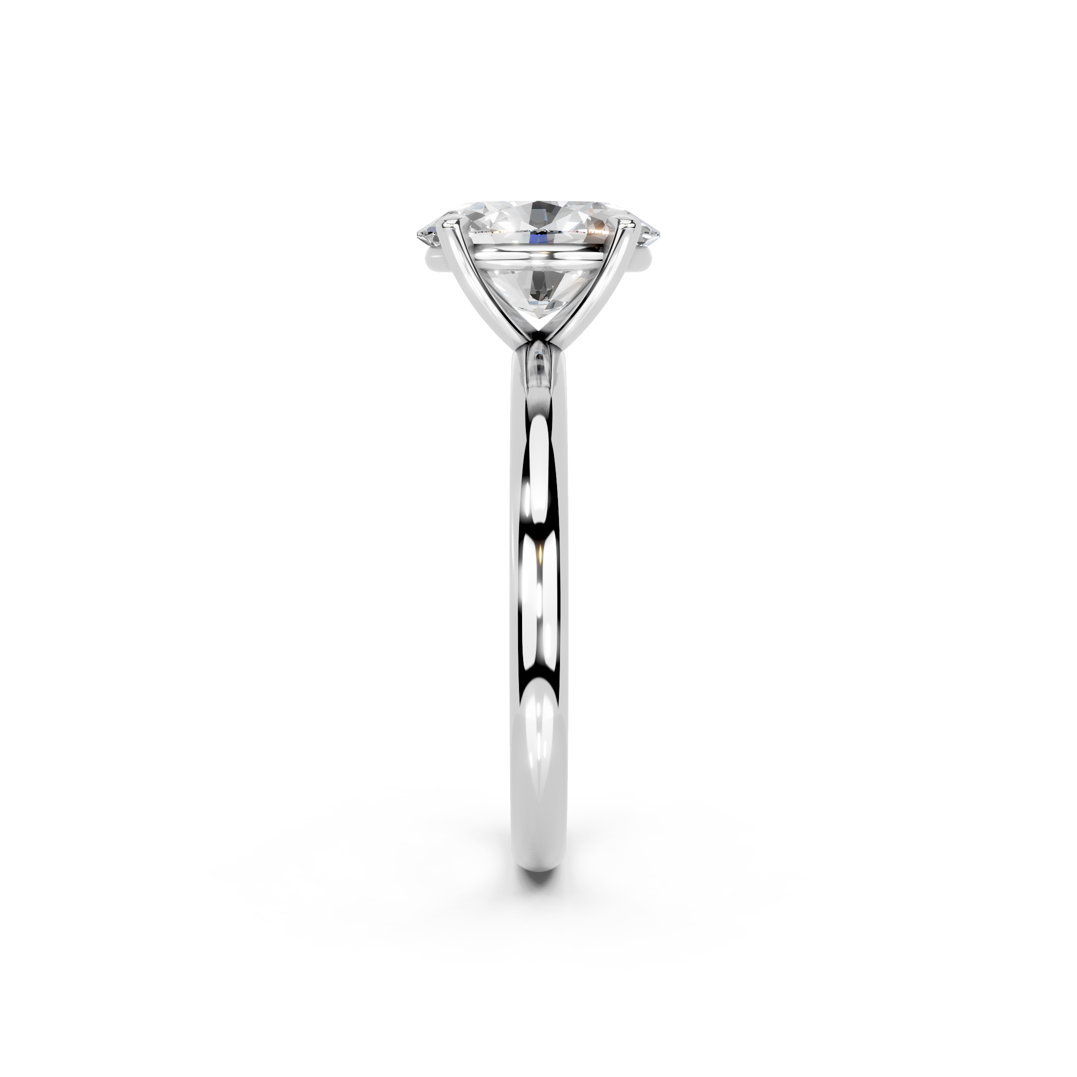 IGI 1.50ct Lab Grown Oval Diamond Solitaire Engagement Ring Platinum or 18ct Gold - The Montpellier Classic Oval