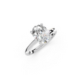 IGI 1.50ct Lab Grown Oval Diamond Solitaire Engagement Ring Platinum or 18ct Gold - The Montpellier Classic Oval