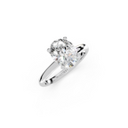 IGI 1.50ct Lab Grown Oval Diamond Solitaire Engagement Ring Platinum or 18ct Gold - The Montpellier Classic Oval