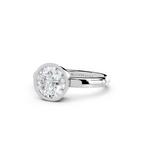IGI 1.50ct Lab Grown Round Bezel Set Diamond Solitaire Engagement Ring Platinum or 18ct Gold