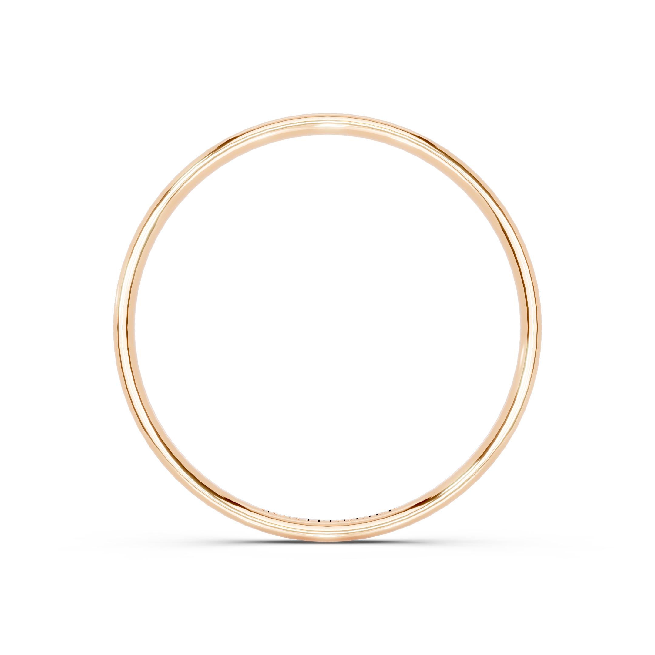 1.5mm Montpellier Fibonacci Wedding Band Platinum or 18ct Gold