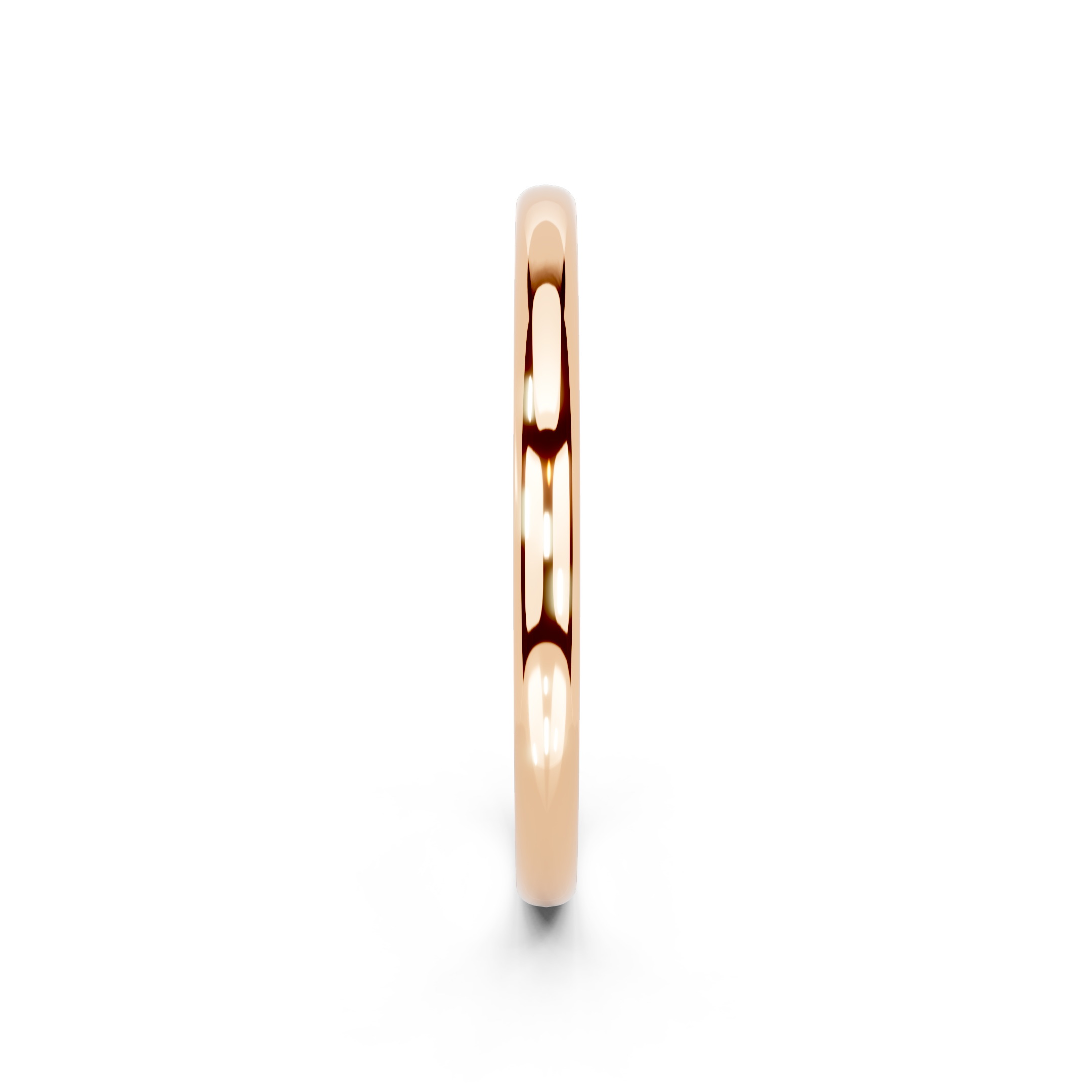 1.5mm Montpellier Fibonacci Wedding Band Platinum or 18ct Gold