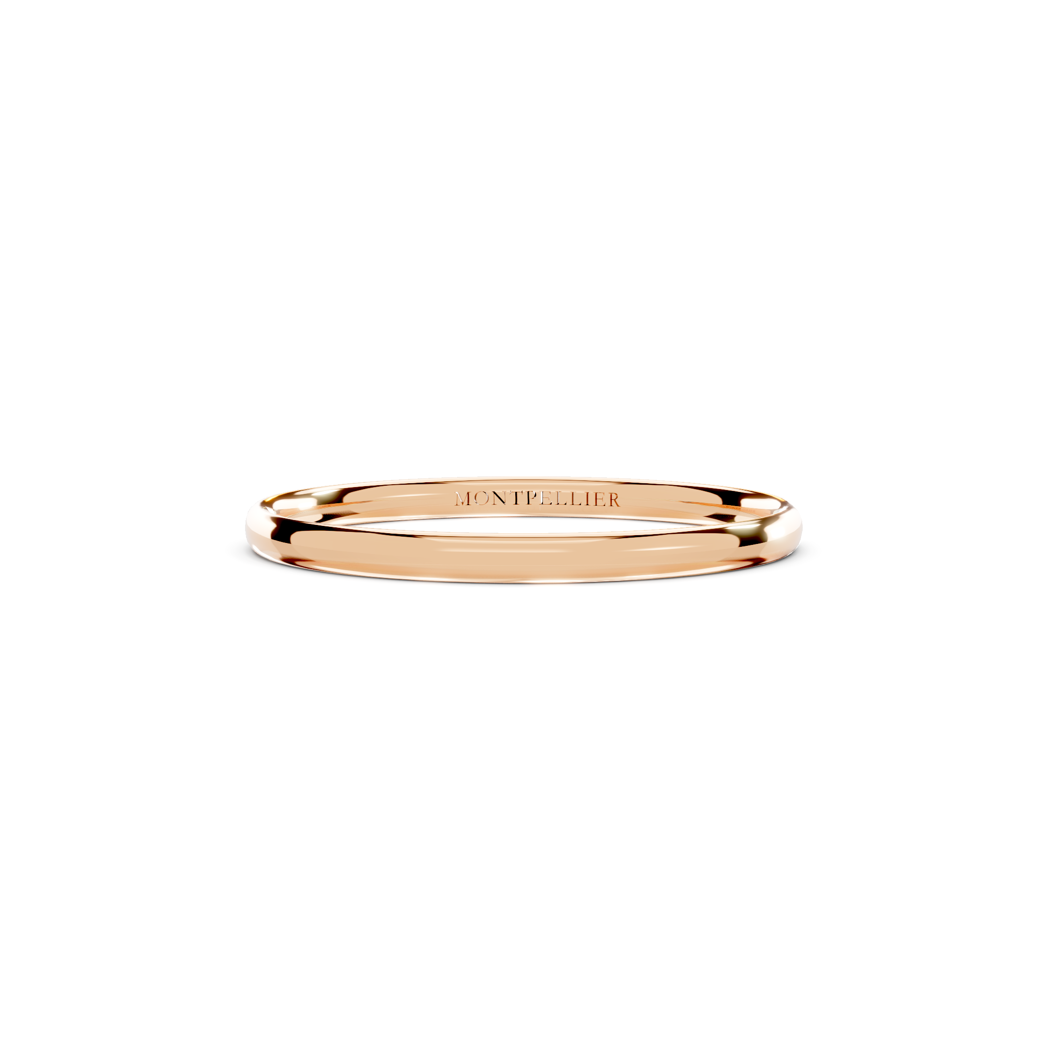 1.5mm Montpellier Fibonacci Wedding Band Platinum or 18ct Gold