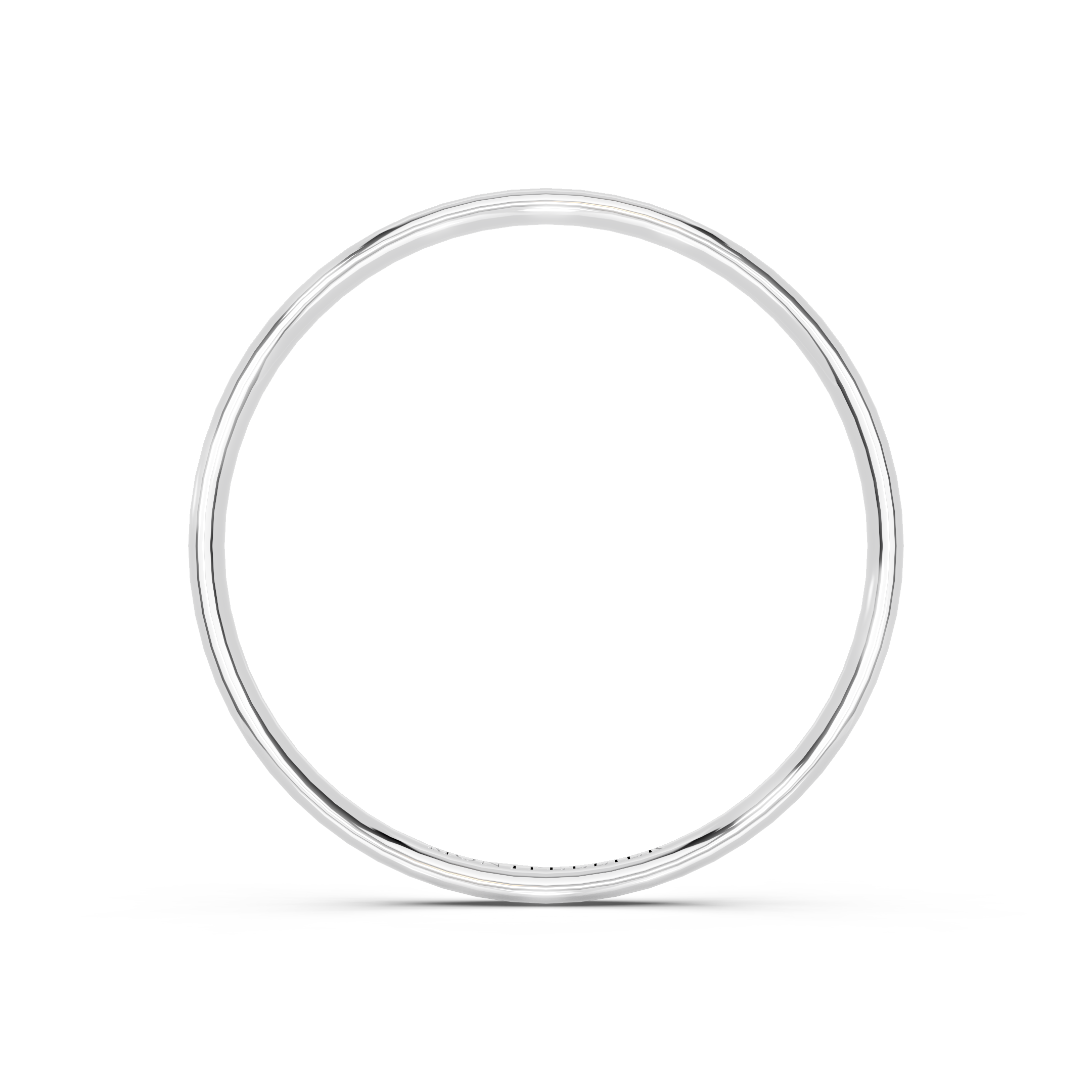 1.5mm Montpellier Fibonacci Wedding Band Platinum or 18ct Gold