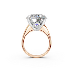 IGI 10.00ct Lab Grown Diamond Solitaire Engagement Ring - The Montpellier Tulip