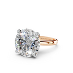 IGI 10.00ct Lab Grown Diamond Solitaire Engagement Ring - The Montpellier Tulip