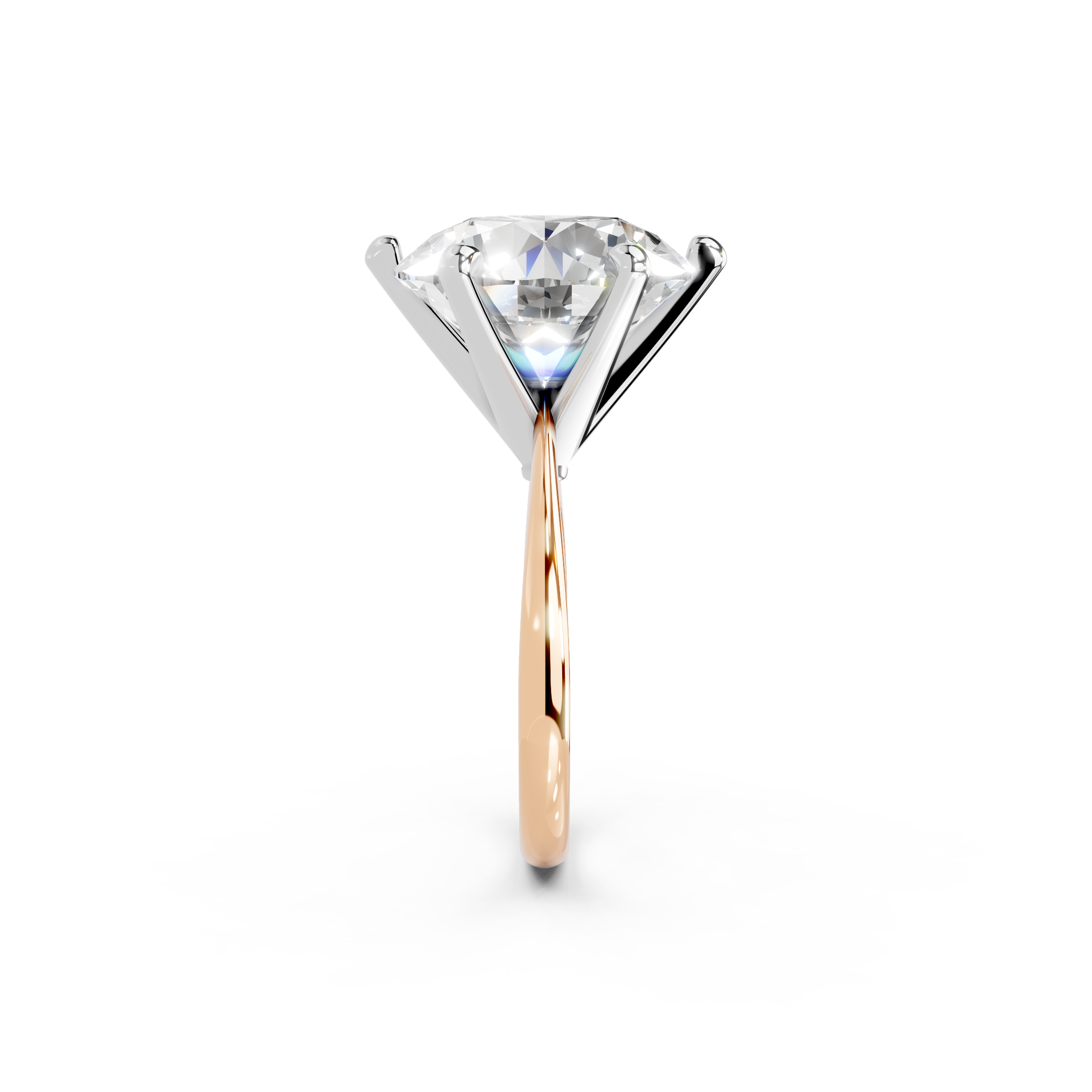 IGI 10.00ct Lab Grown Diamond Solitaire Engagement Ring - The Montpellier Classic 6 Claw