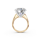 IGI 10.00ct Lab Grown Diamond Solitaire Engagement Ring - The Montpellier Tulip