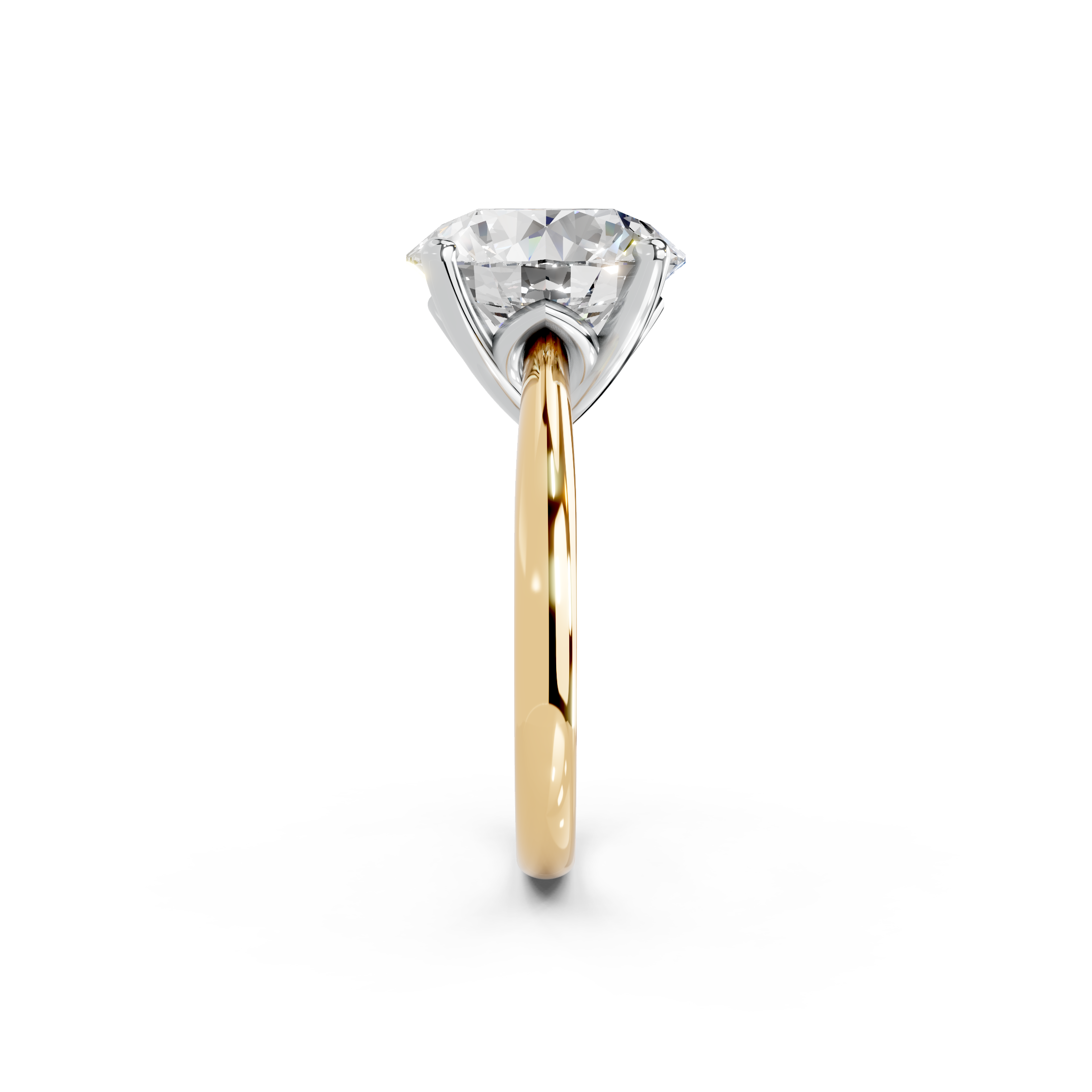 IGI 10.00ct Lab Grown Diamond Solitaire Engagement Ring - The Montpellier Tulip
