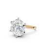 IGI 10.00ct Lab Grown Diamond Solitaire Engagement Ring - The Montpellier Classic 6 Claw
