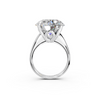 IGI 10.00ct Lab Grown Diamond Solitaire Engagement Ring - The Montpellier Tulip
