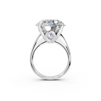 IGI 10.00ct Lab Grown Diamond Solitaire Engagement Ring - The Montpellier Tulip