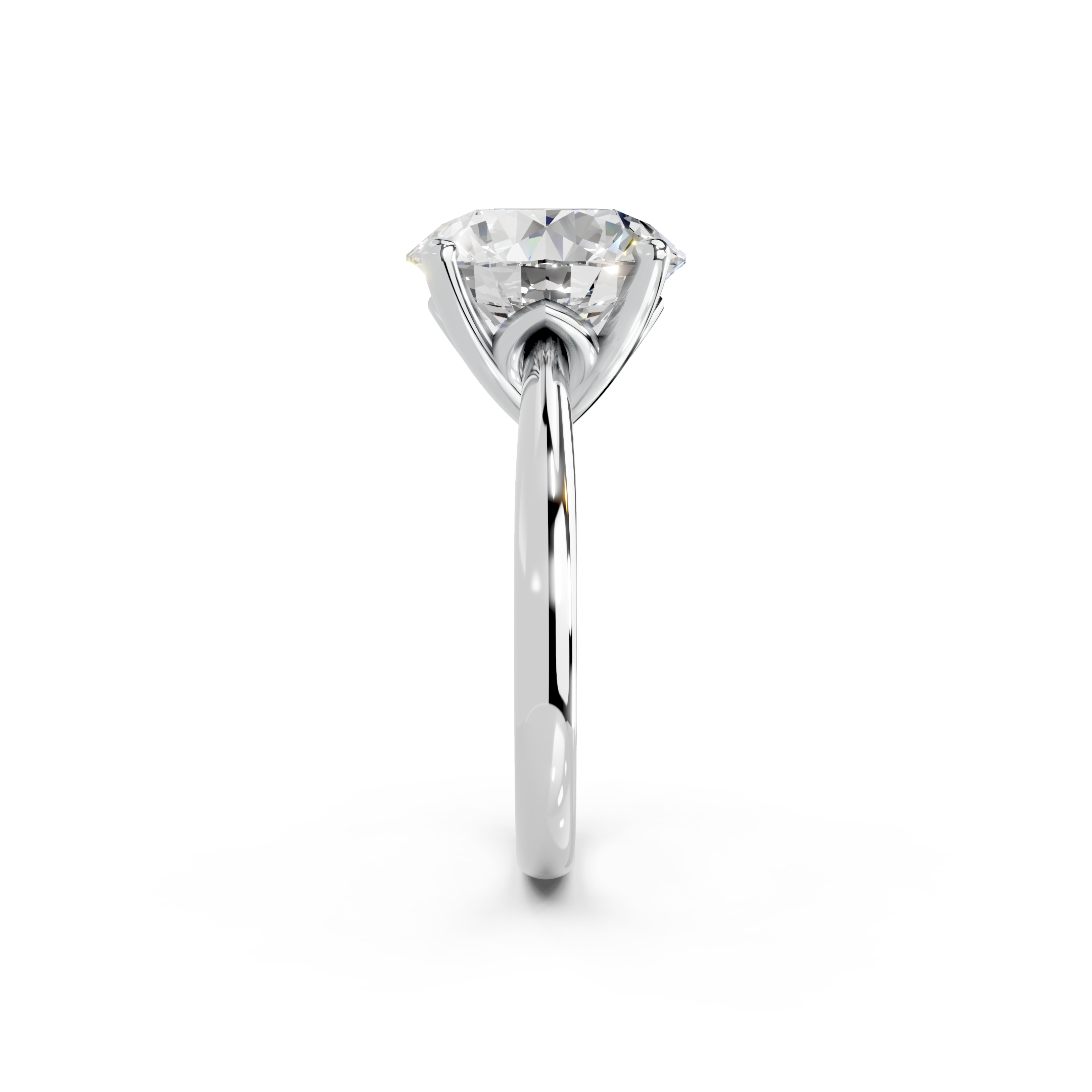 IGI 10.00ct Lab Grown Diamond Solitaire Engagement Ring - The Montpellier Tulip