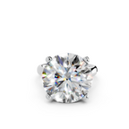 IGI 10.00ct Lab Grown Diamond Solitaire Engagement Ring - The Montpellier Tulip