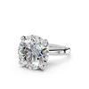 IGI 10.00ct Lab Grown Diamond Solitaire Engagement Ring - The Montpellier Tulip
