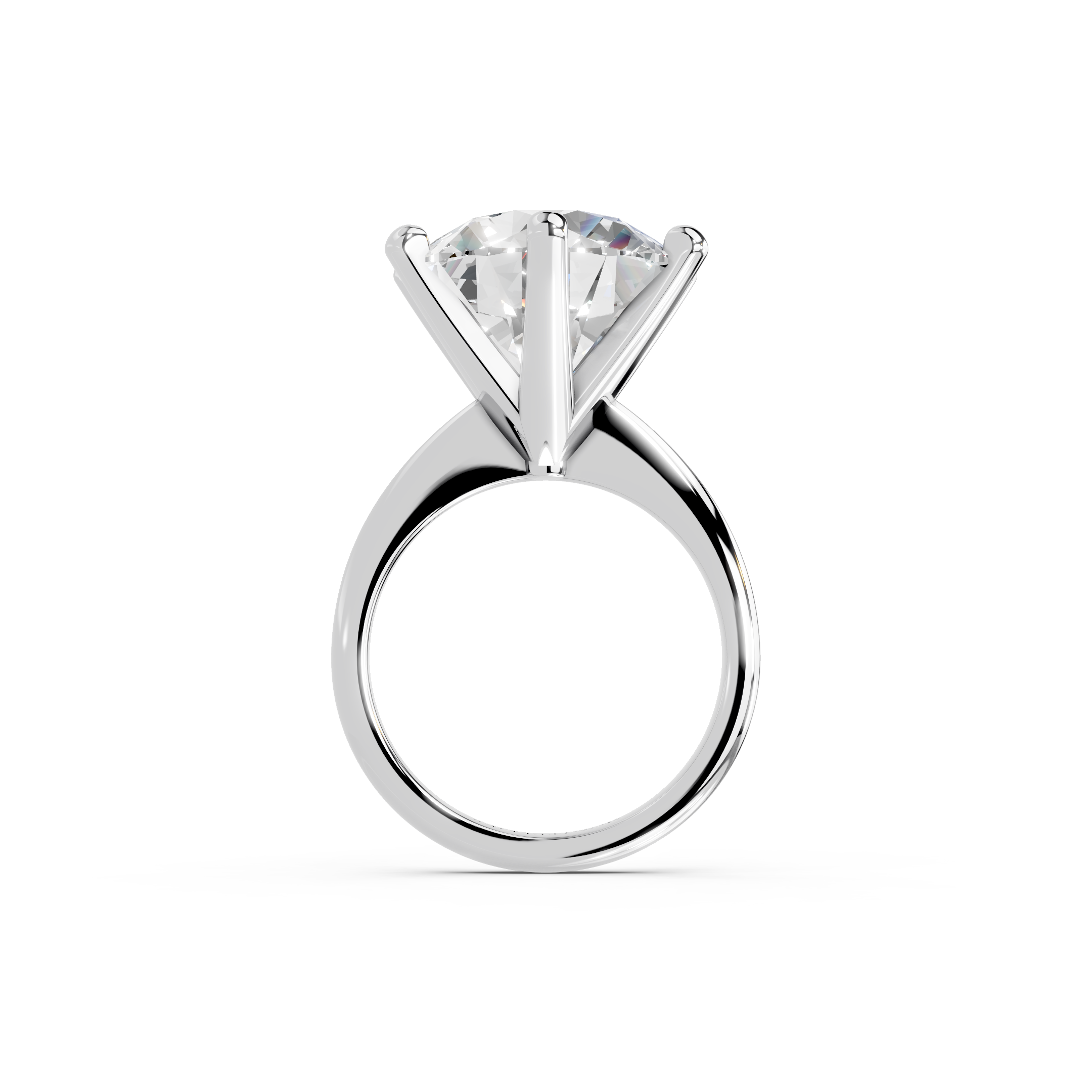 IGI 10.00ct Lab Grown Diamond Solitaire Engagement Ring - The Montpellier Classic 6 Claw