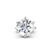 IGI 10.00ct Lab Grown Diamond Solitaire Engagement Ring - The Montpellier Classic 6 Claw