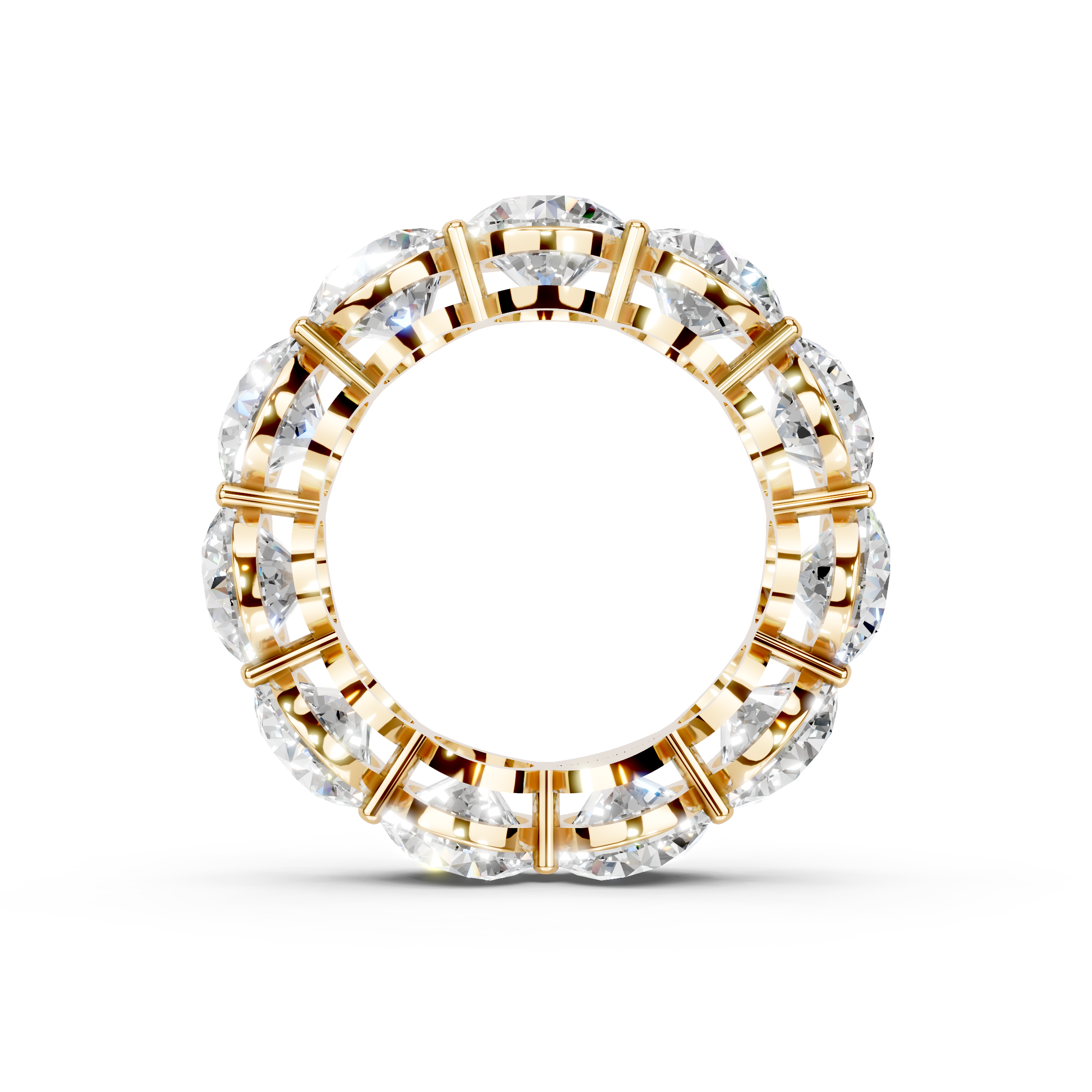 The Full Monty 11.00ct Lab Diamond Grown Eternity Ring Platinum or 18ct Gold