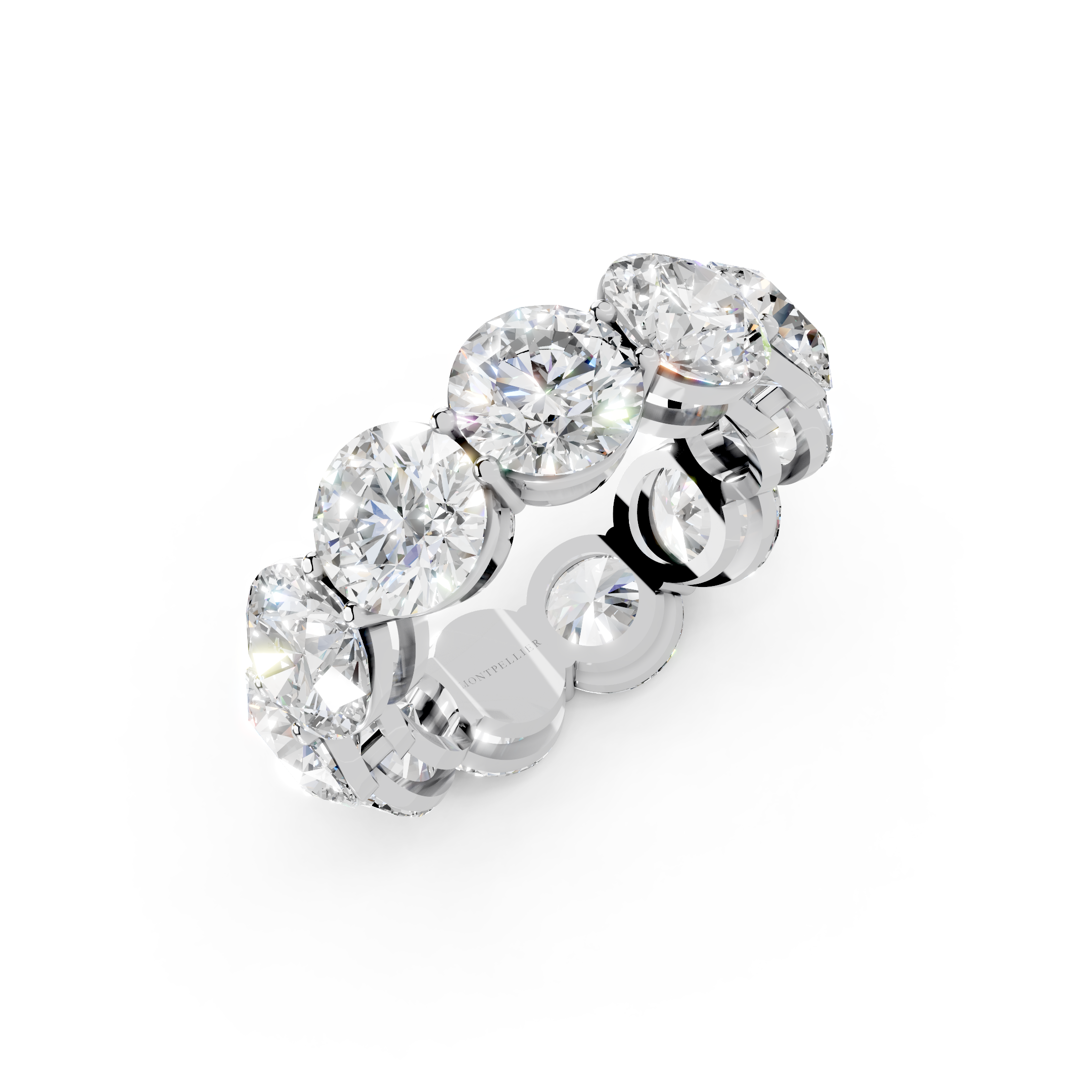 The Full Monty 11.00ct Lab Diamond Grown Eternity Ring Platinum or 18ct Gold