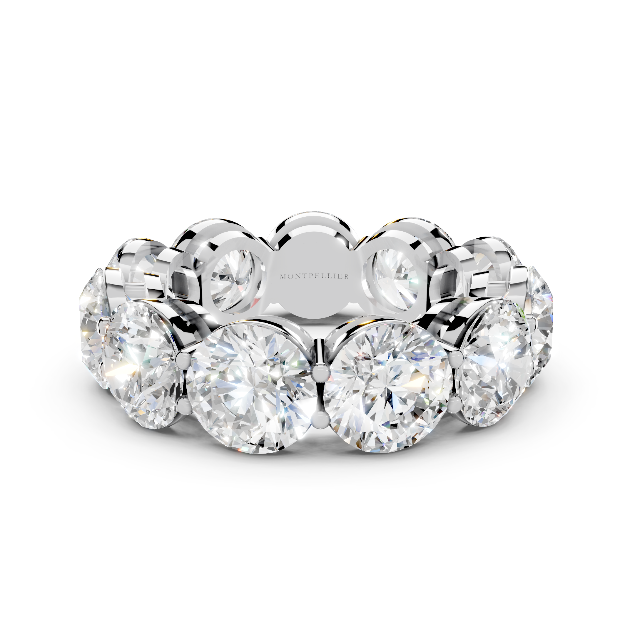 The Full Monty 11.00ct Lab Diamond Grown Eternity Ring Platinum or 18ct Gold
