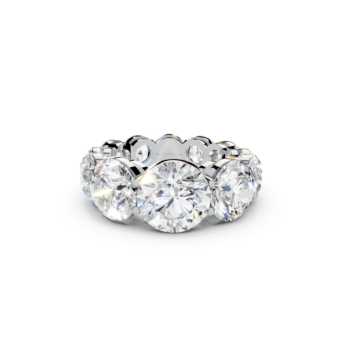GIA 12.50ct D/VS1 Natural Diamond Soleternity™ Ring set in Platinum
