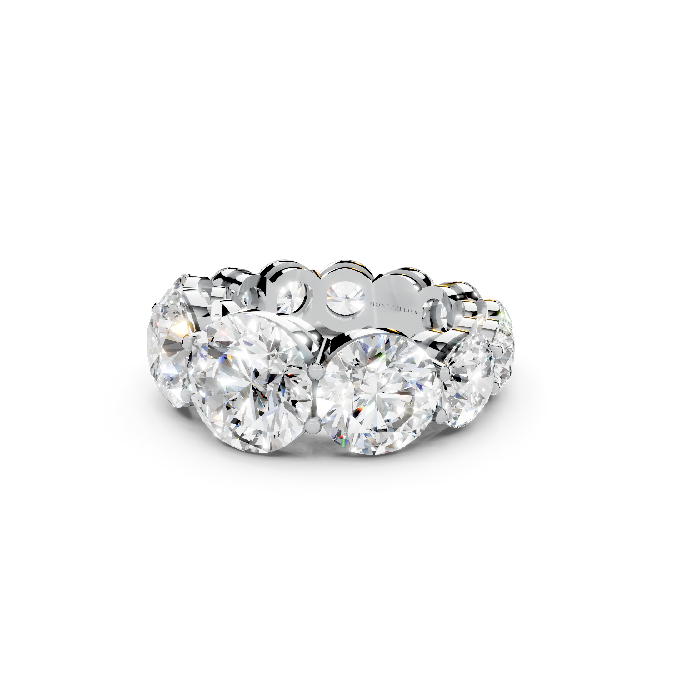 GIA 12.50ct D/VS1 Natural Diamond Soleternity™ Ring set in Platinum
