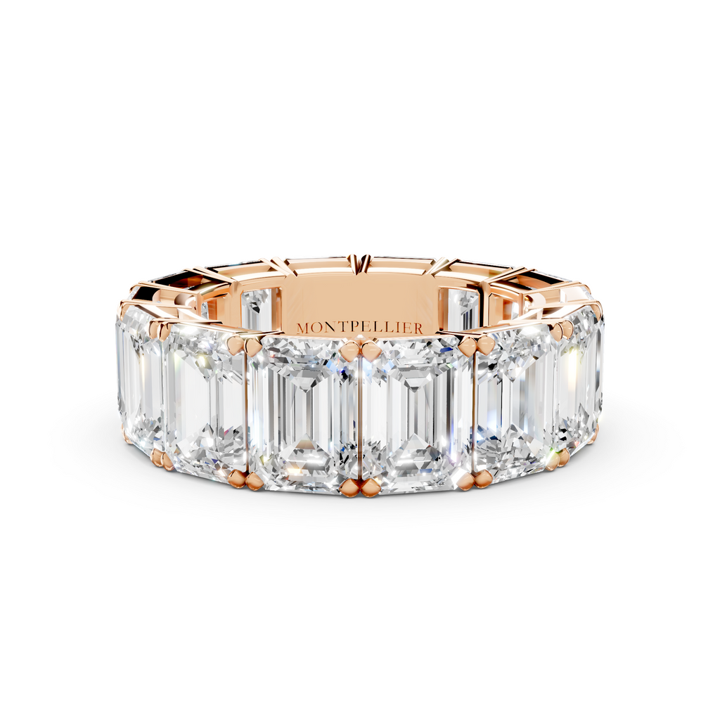 GIA 14.00ct D/VS1 Natural Diamond Colonnade™ Eternity Ring set in Platinum
