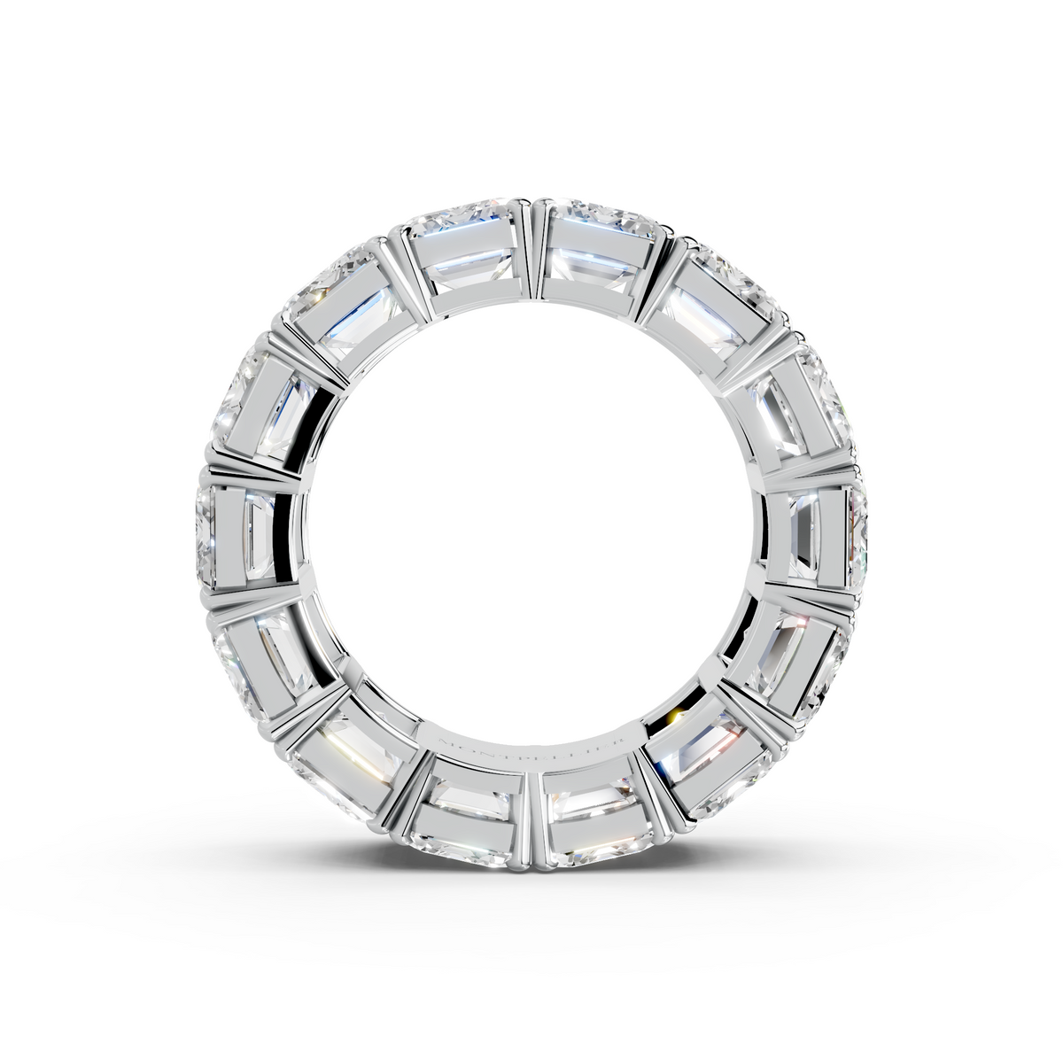 GIA 14.00ct D/VS1 Natural Diamond Colonnade™ Eternity Ring set in Platinum