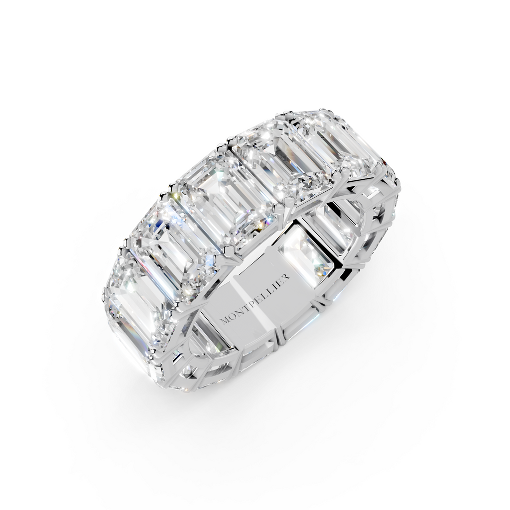 GIA 14.00ct D/VS1 Natural Diamond Colonnade™ Eternity Ring set in Platinum