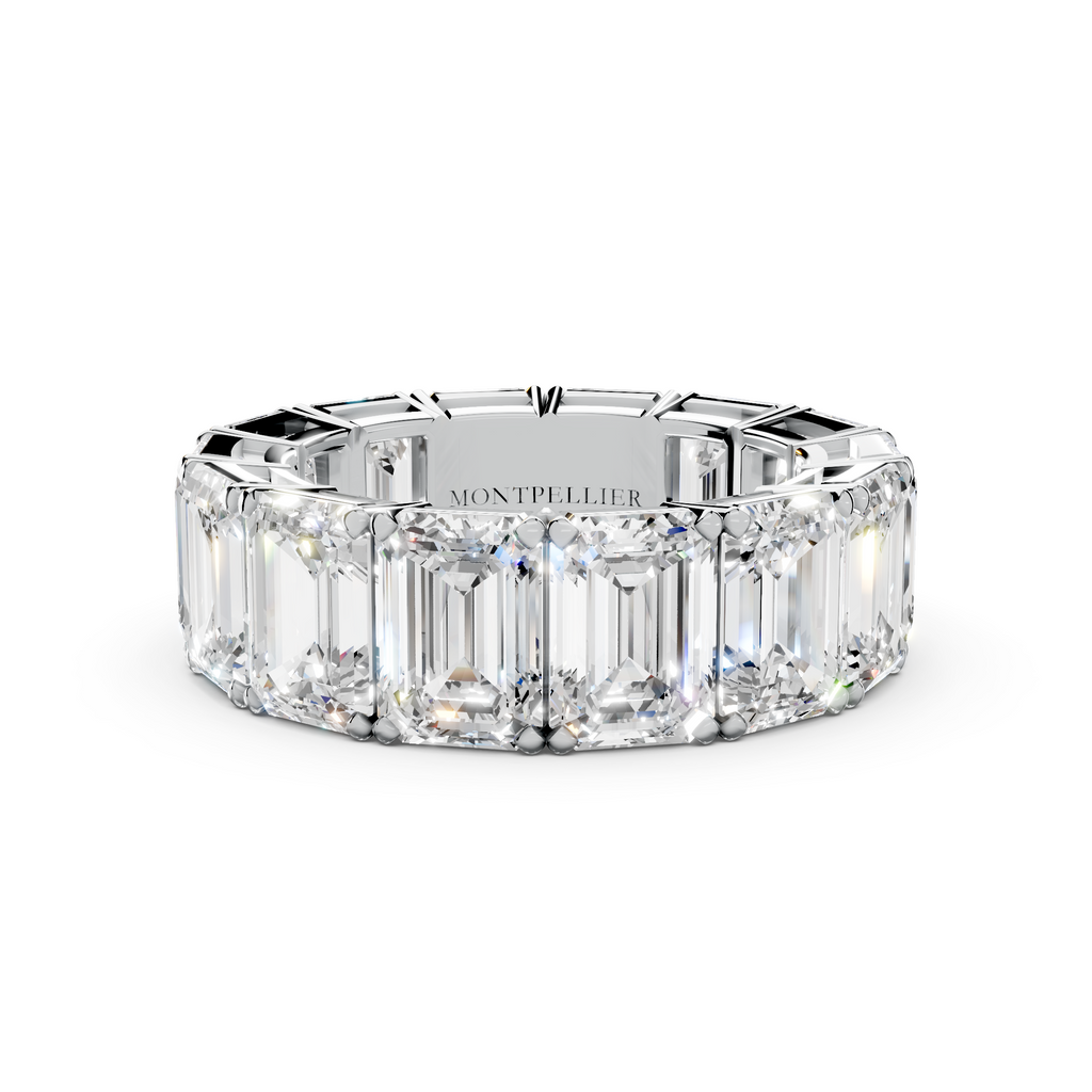 GIA 14.00ct D/VS1 Natural Diamond Colonnade™ Eternity Ring set in Platinum