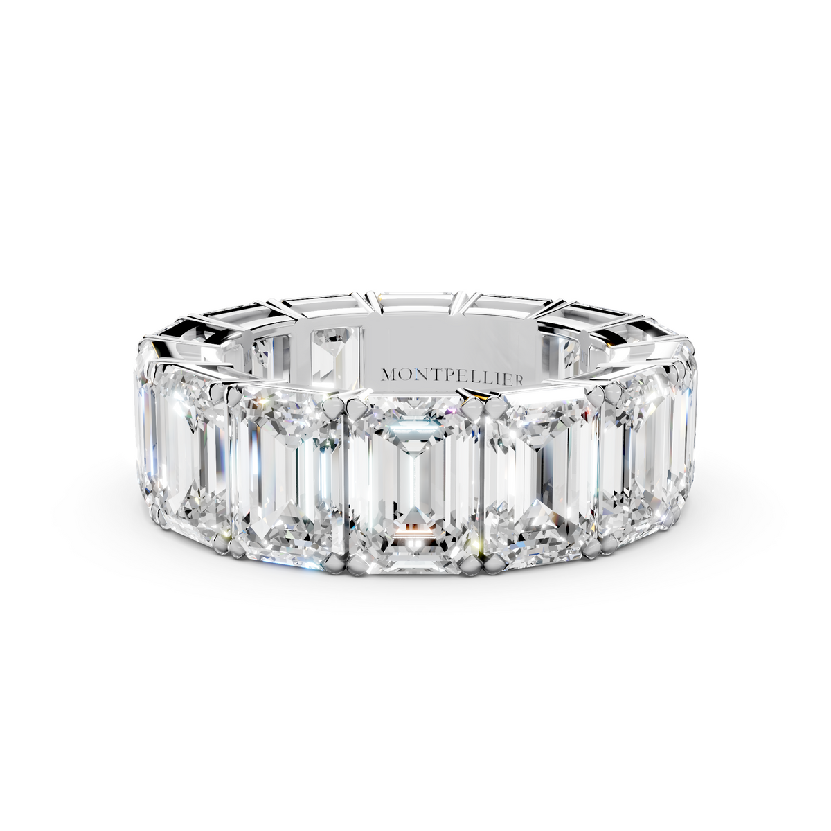 GIA 14.00ct D/VS1 Natural Diamond Colonnade™ Eternity Ring set in Platinum