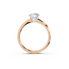 IGI 1.00ct Lab Grown Diamond Solitaire Engagement Ring - The Montpellier Tulip