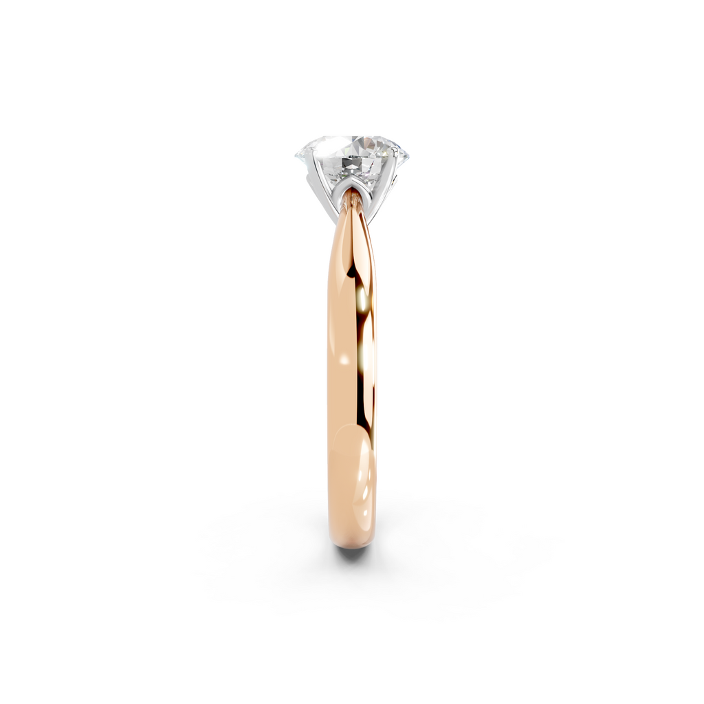 IGI 1.00ct Lab Grown Diamond Solitaire Engagement Ring - The Montpellier Tulip