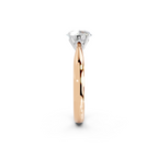 IGI 1.00ct Lab Grown Diamond Solitaire Engagement Ring - The Montpellier Tulip