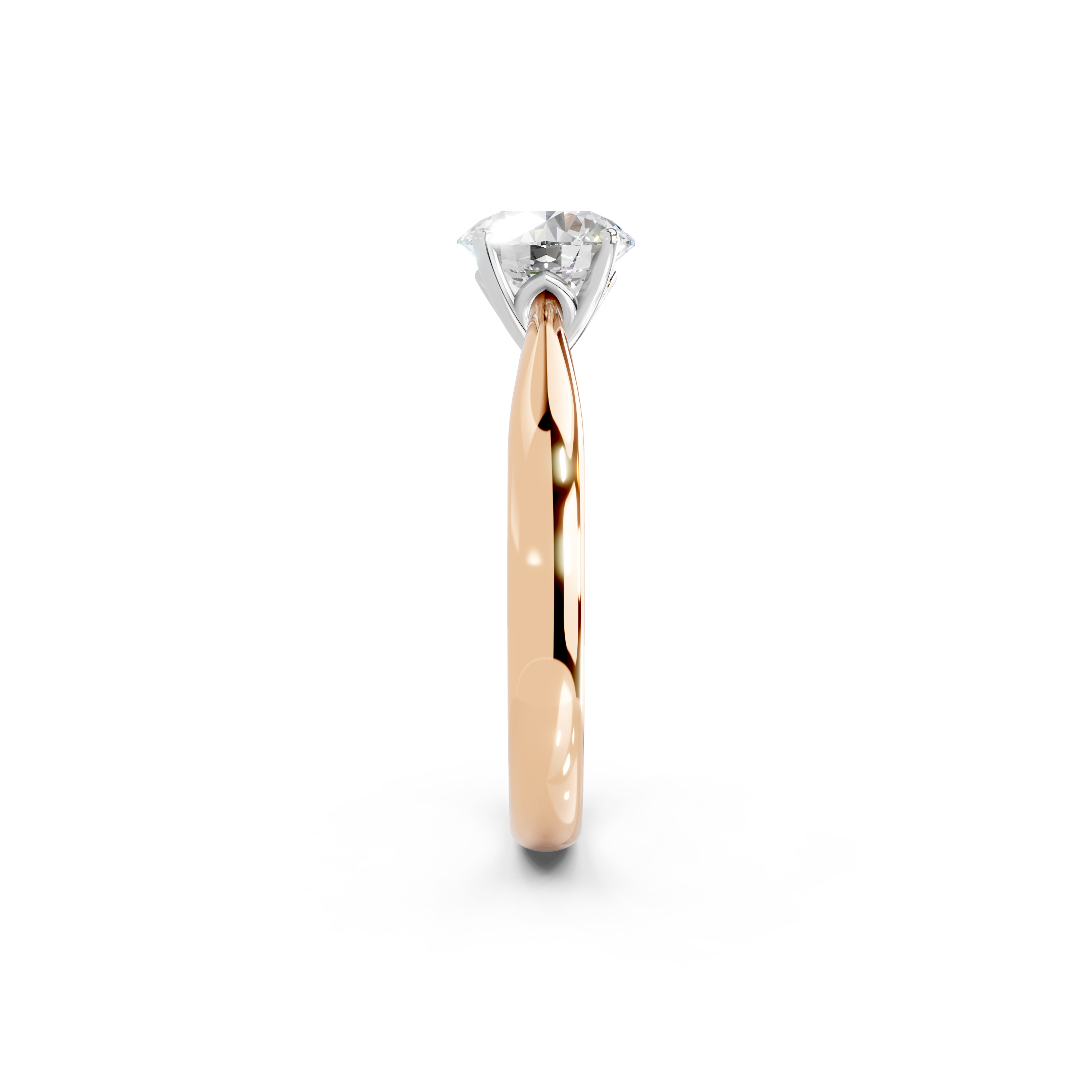 IGI 1.00ct Lab Grown Diamond Solitaire Engagement Ring - The Montpellier Tulip