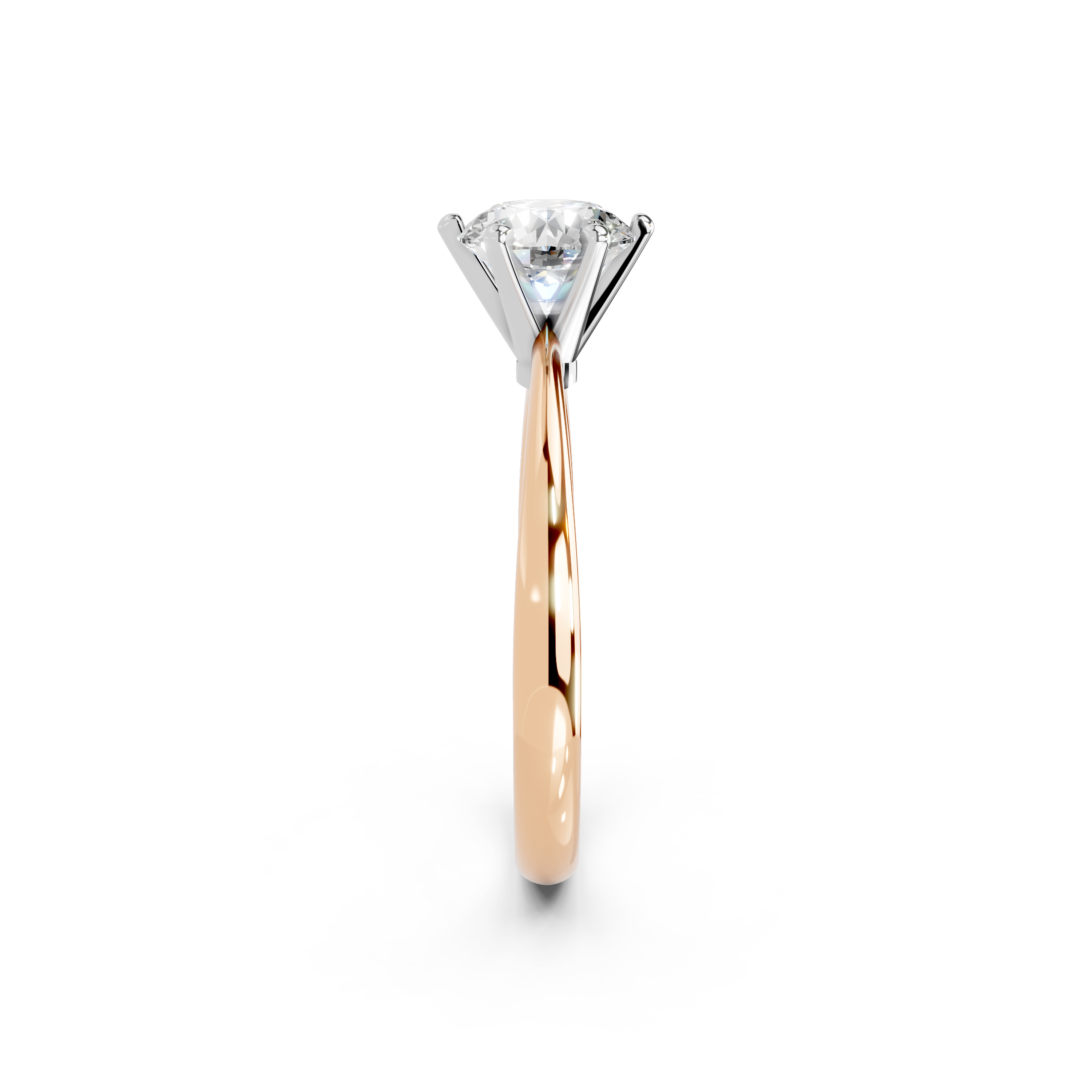 IGI 1.00ct Lab Grown Diamond Solitaire Engagement Ring - The Montpellier Classic 6 Claw