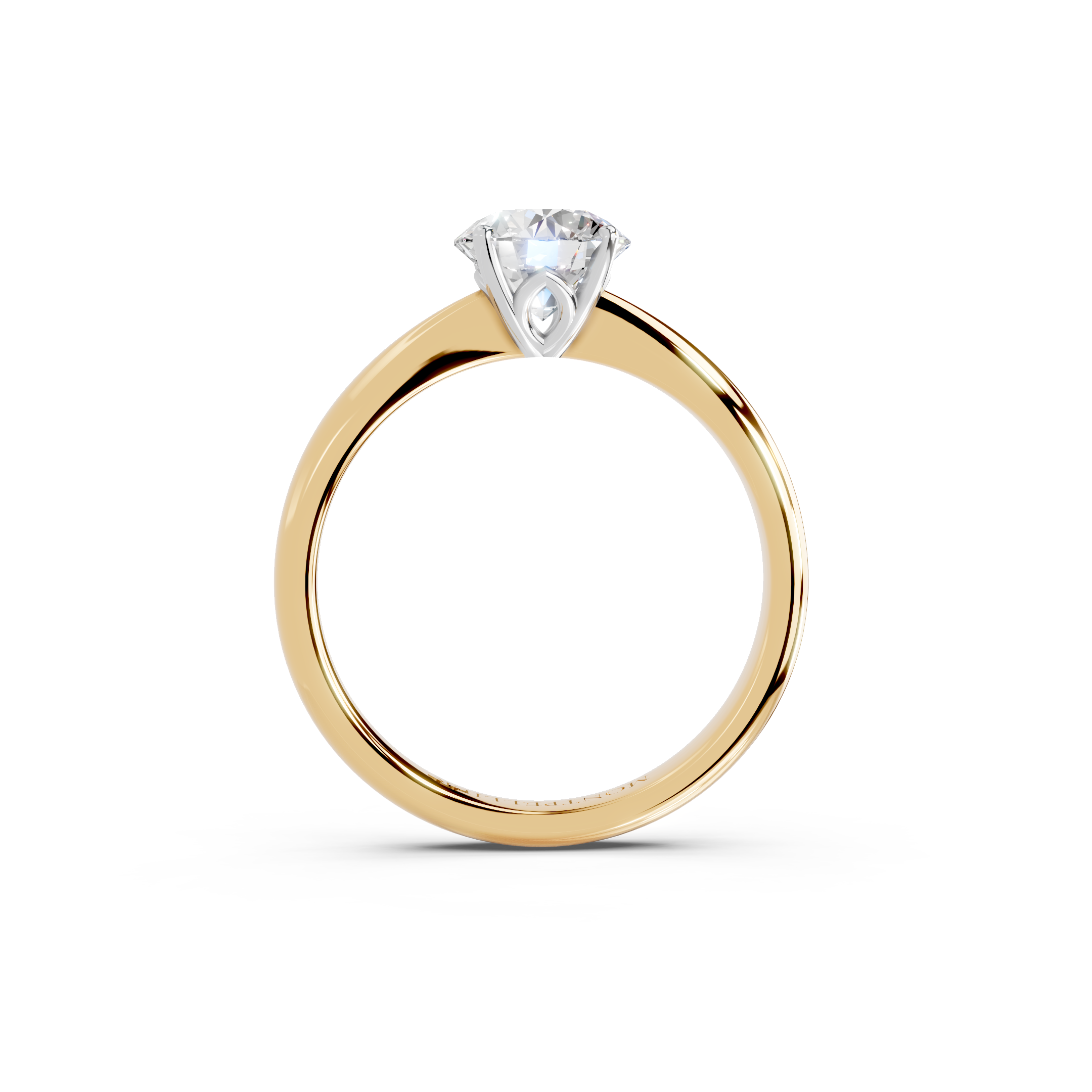IGI 1.00ct Lab Grown Diamond Solitaire Engagement Ring - The Montpellier Tulip