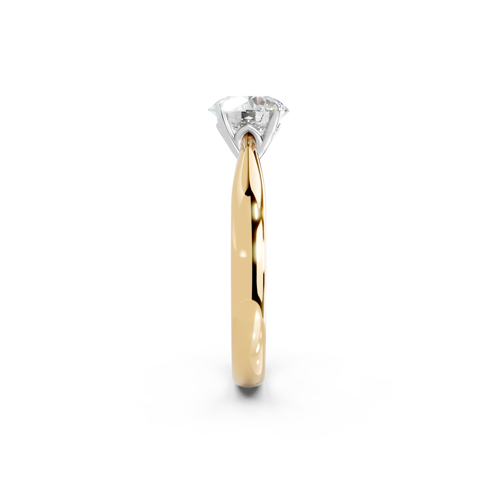 IGI 1.00ct Lab Grown Diamond Solitaire Engagement Ring - The Montpellier Tulip